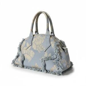 Vivienne Westwood - Fringe Denim Shoulder Bag Blue